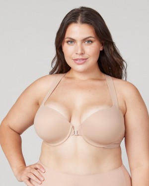 Spanx Bra-llelujah!® Lightly Astar Racerback Sütyen Kadın Bej Rengi | RITVUN469