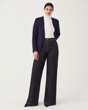 Spanx Geniş Leg Kot Pantolon Kadın Gri | JGKCRY582