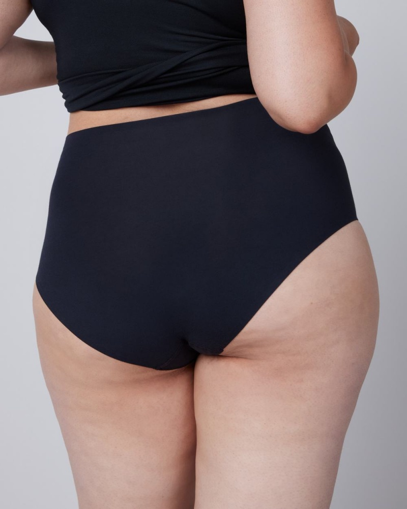 Spanx Ahhh-llelujah® Pima Pamuklu ‘Fit to You’ Külot Kadın Siyah | IDKAWF620