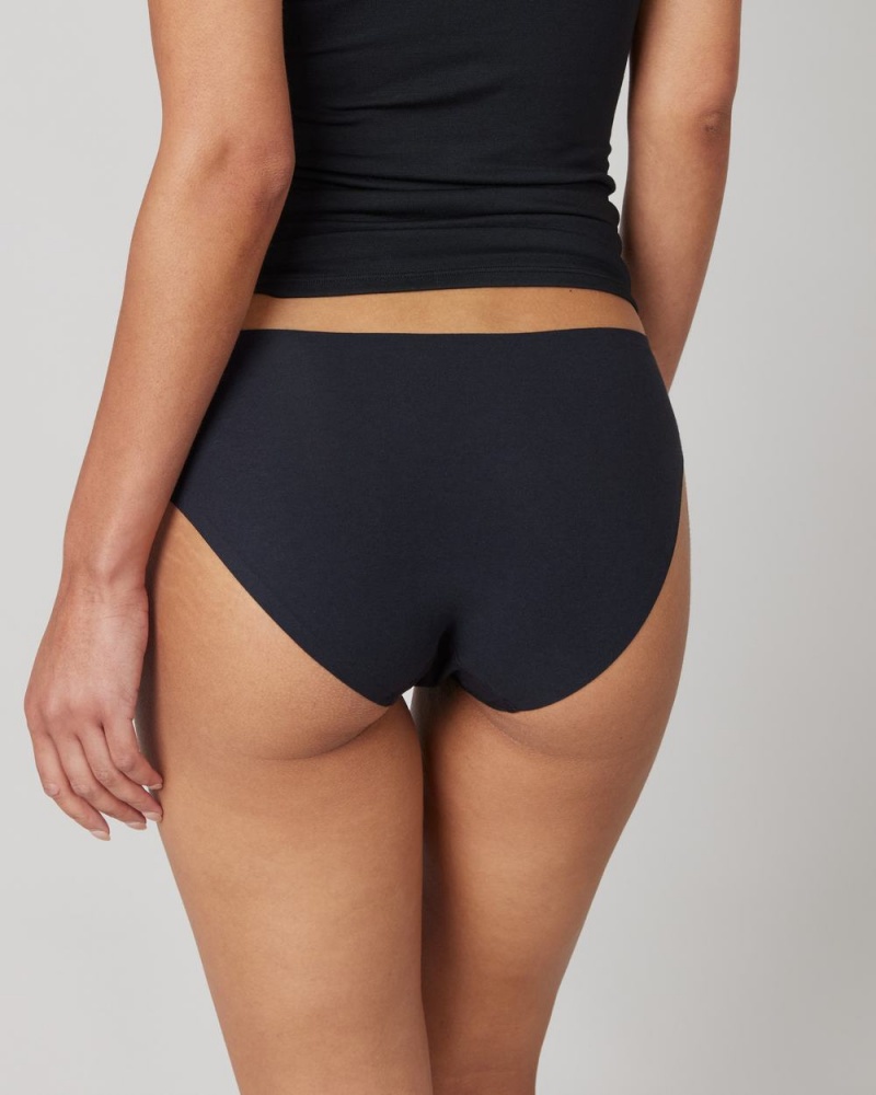 Spanx Ahhh-llelujah® Pima Pamuklu ‘Fit to You’ Bikini Kadın Siyah | DJPHQW052