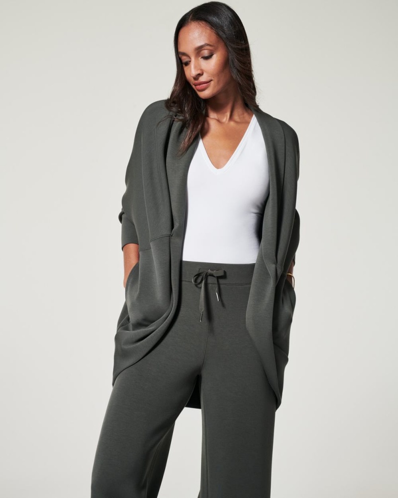 Spanx AirEssentials Cocoon Üstler Kadın Zeytin Yeşili | RPLNHD170