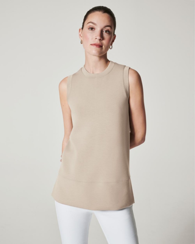 Spanx AirEssentials Tunic Atlet Kadın Bej Rengi | UJYHIT068