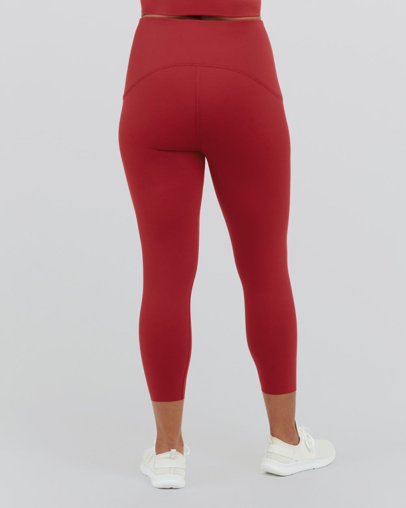 Spanx Booty Boost® Active 7/8 Tayt Kadın Kırmızı | LHFMOG901