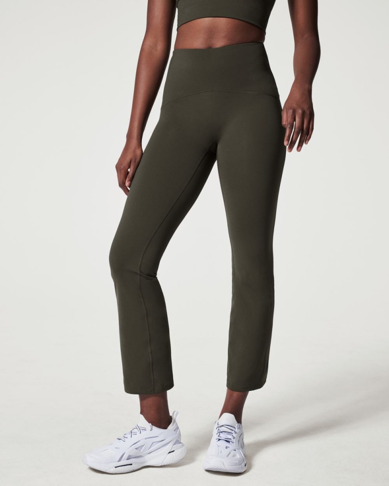 Spanx Booty Boost® Active Ankle Flare Pantolon Kadın Zeytin Yeşili | XMNDAL043
