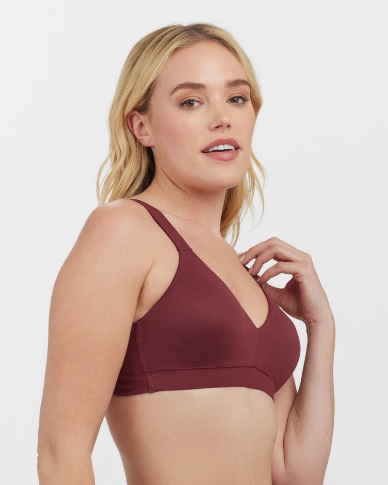 Spanx Bra-llelujah!® Lightly Astar Bralette Kadın Bordo | NJRUMQ067