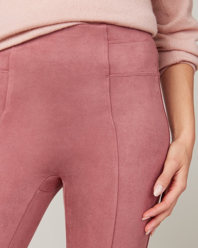 Spanx Faux Süet Tayt Kadın Pembe | PYOWIN129