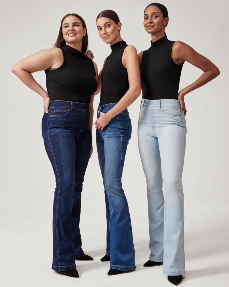 Spanx Flare Kot Pantolon Kadın Midnight Shade | CHLFSJ280