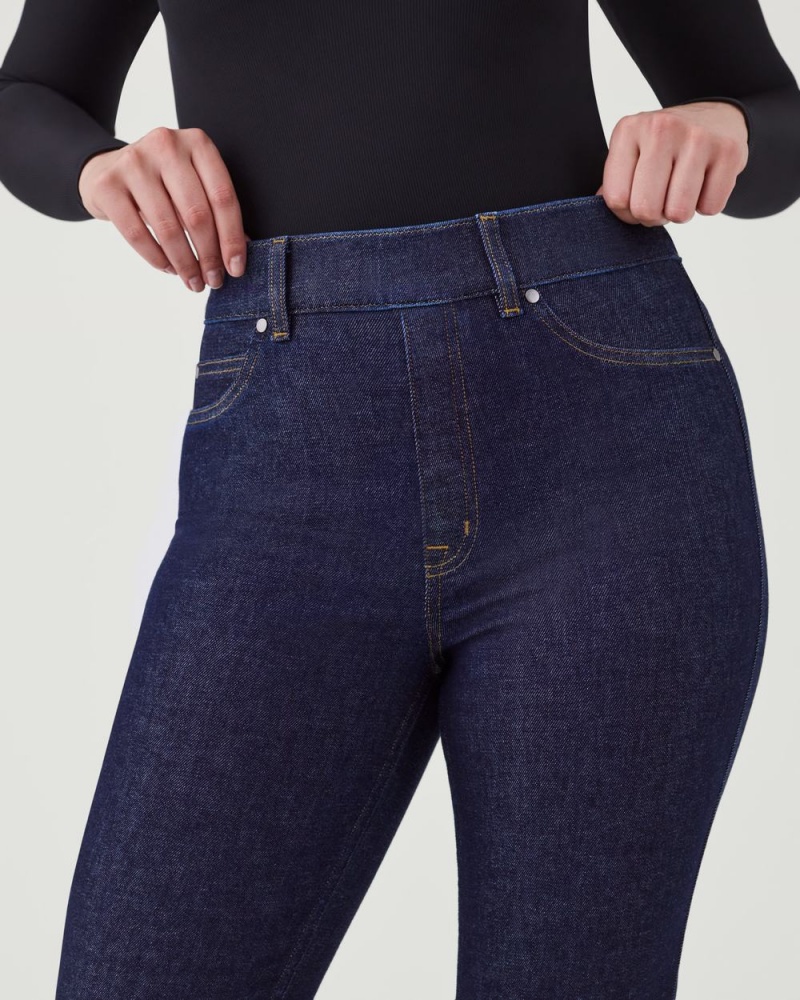 Spanx Kick Flare Kot Pantolon Kadın Indigo | YLTNFQ507