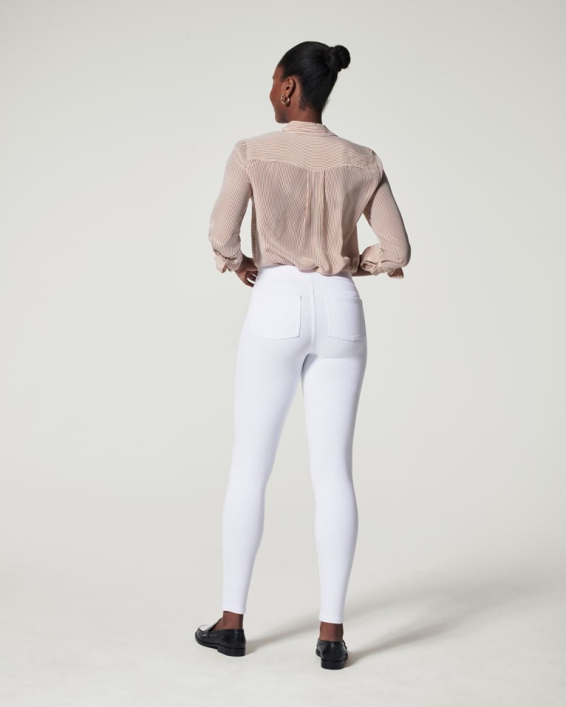 Spanx Low Maintenance Silk Button Down Üstler Kadın Çizgili | WXAPIS815