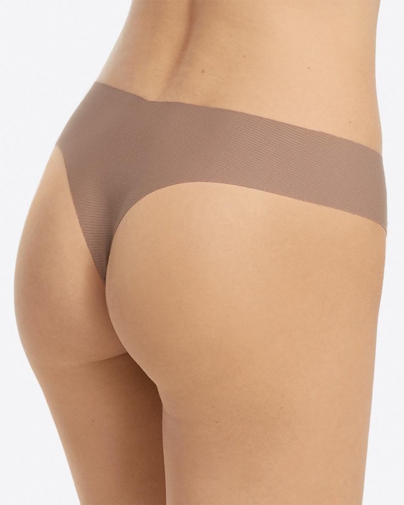 Spanx Under Statements® Tanga Kadın Gri Kahverengi | NPXMYJ736