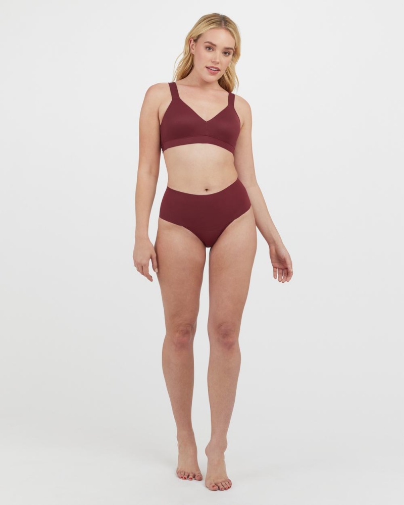 Spanx Undie-tectable® Külot Kadın Bordo | GEZJUS849